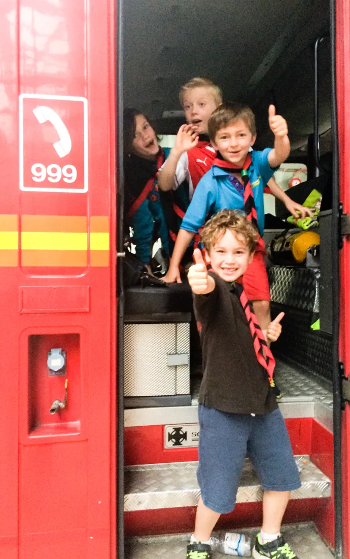 Epic Waterfight and Fire Station Visit