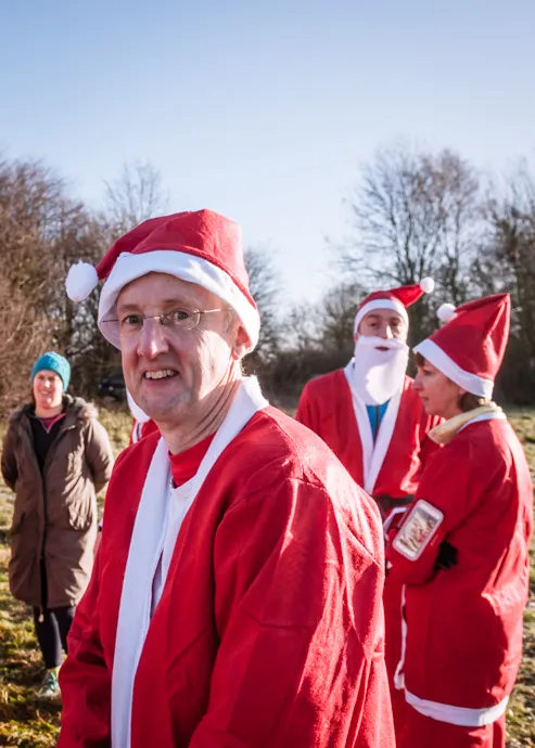 Santa fun run