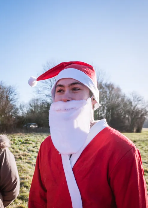 Santa fun run