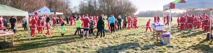 Santa fun run