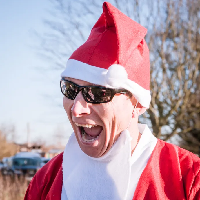 Santa fun run