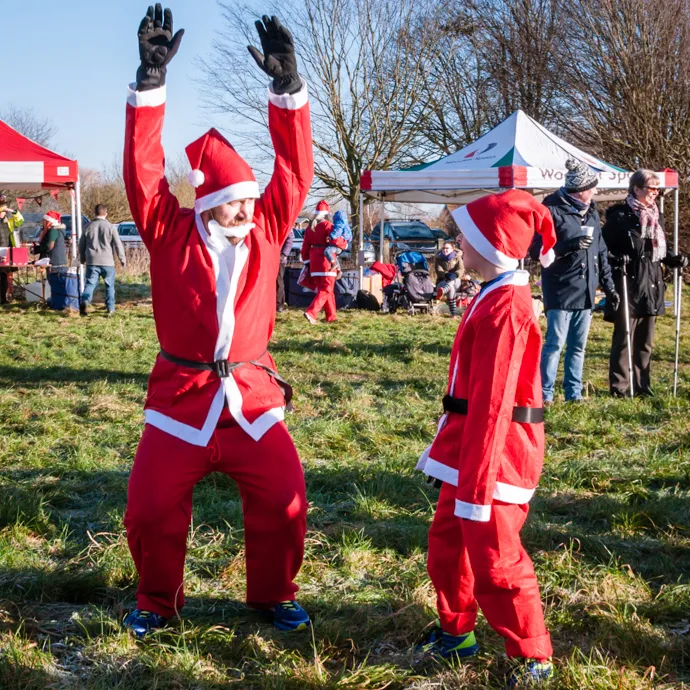 Santa fun run