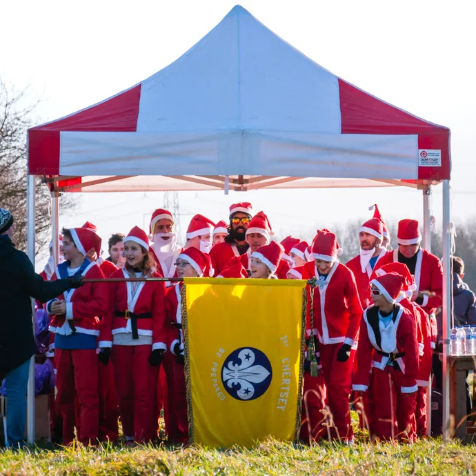 Santa fun run