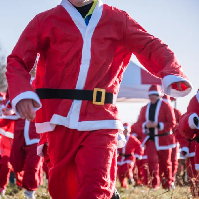 Santa fun run