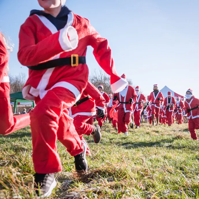 Santa fun run