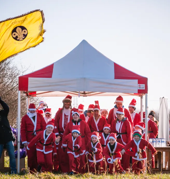 Santa fun run