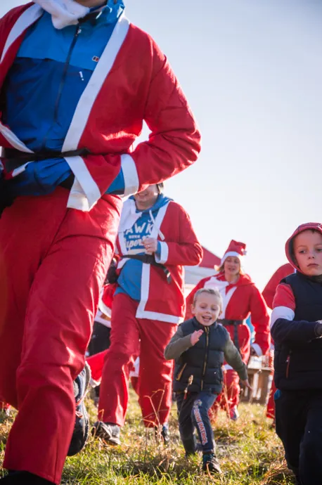 Santa fun run