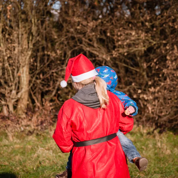 Santa fun run