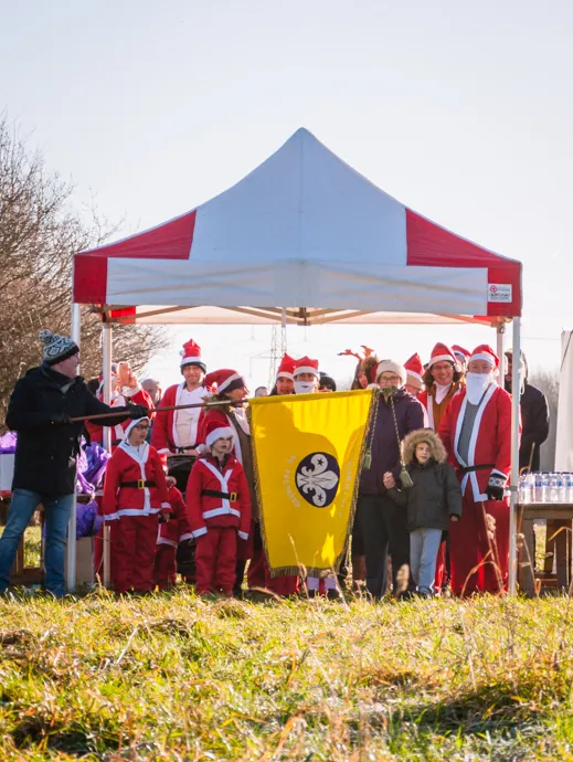 Santa fun run