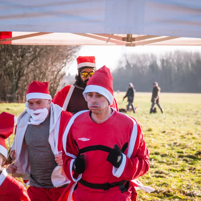 Santa fun run