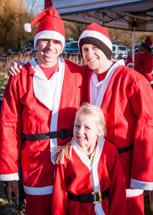 Santa fun run