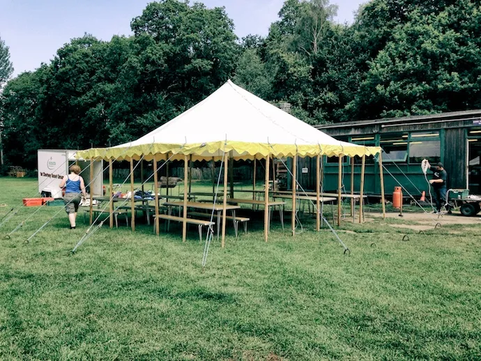 A dinning shelter