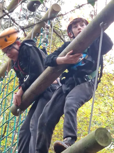 Finley and Rafe on Jacob’s Ladder