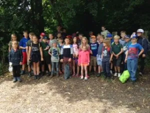 Cubs on a hike