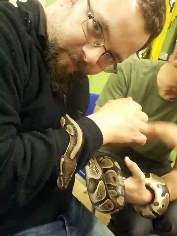 Animal Carer Badge & The Reptile Man!