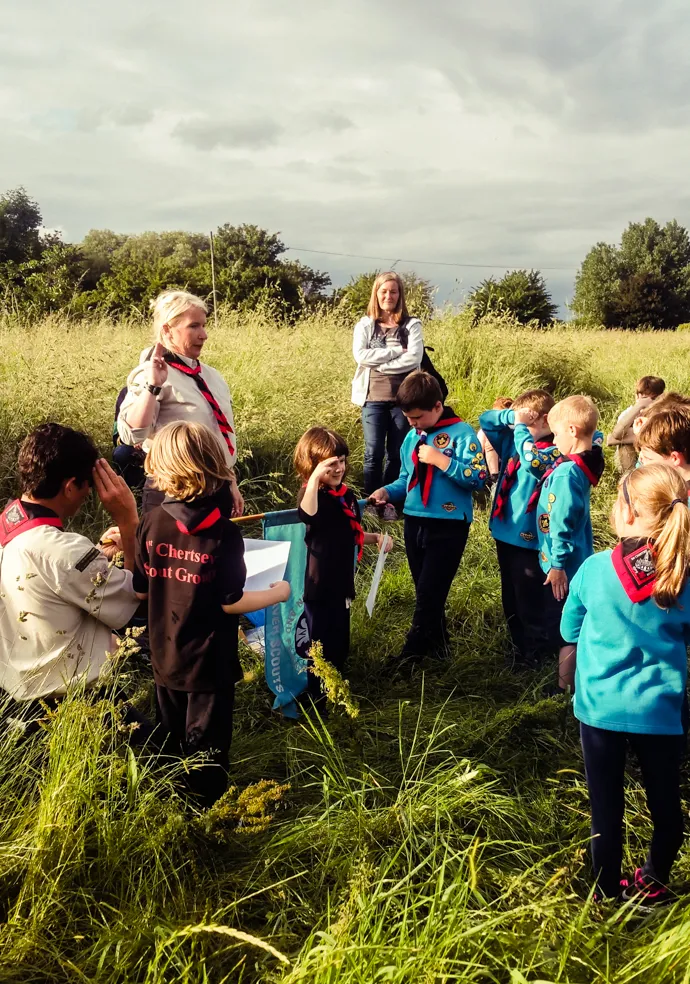 Investiture on Chertsey Meads